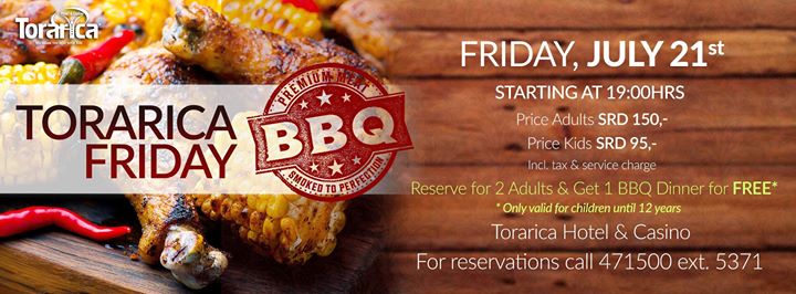 Torarica Friday BBQ 21.07